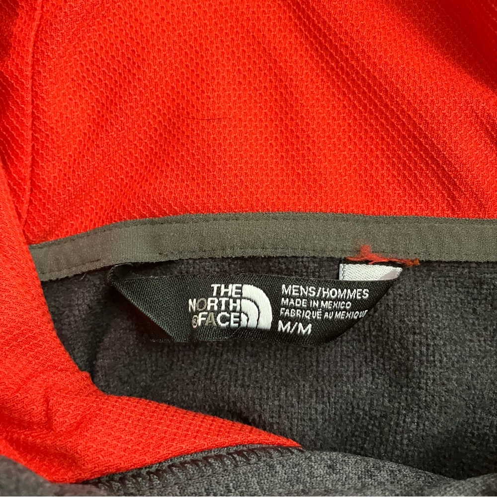 The North Face Half Dome Hoodie Gray Red Men’s  M Pullover Activewear Outdoor - Picture 5 of 11